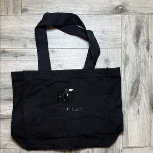 Black HIIT Members Club Canvas Tote Bag